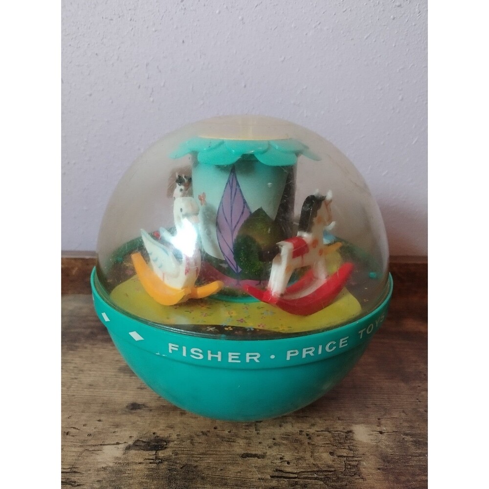 Vintage 1966 Fisher-Price Roly Poly Chime Ball